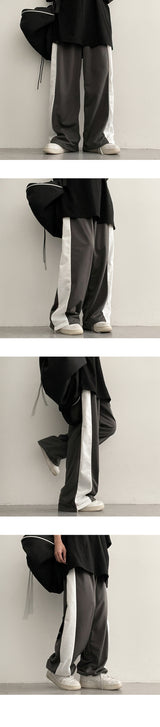 Rag String Coloring Wide Training Pants