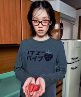 STRAWBERRY LOGO LONG SLIM SLEEVE