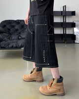 Beto Studded Bermuda Denim Pants