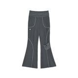 ピグメントブーツカットパンツ (チャコール)