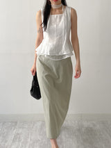 Elliott Nylon Long Skirt