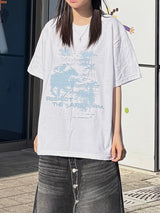 オーシャンムード プリンティング Tシャツ
