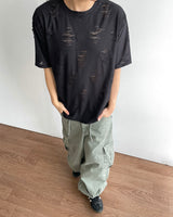 ヴィンテージクラックショートスリーブTシャツ