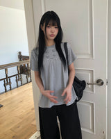 バーネット ダブルボタン ショートスリーブ Tシャツ