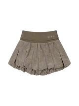 FOLDED BUBBLE SKORT (OAT)