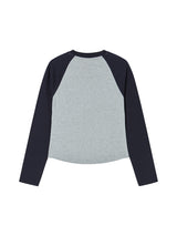 STAR RAGLAN L/S NAVY