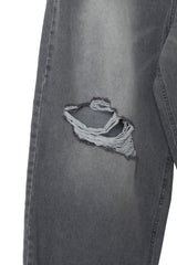 destroyed balloon denim pants