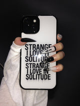 I love solitude epoxy phone case