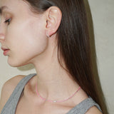 LOVE SKINNY BEADS NECKLACE GLOW PINK