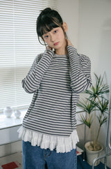 26SS★ パピーストライプ長袖Tシャツ