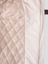レイチェル 2ベルトディテールショート丈ファージャケット (Lining Quilted)