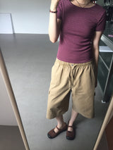 ホイールカーゴバミューダパンツ (3color)