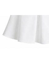 Sia Twist Drape Flare Sleeveless Blouse White