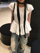 シャインリンクルロングスカーフ (6c)