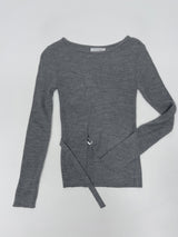 Ray Buckle Wrap Knit