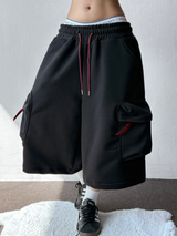 Cloud Cargo Balloon Coloring Over Bermuda Shorts 2 COLORS 