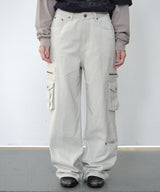 zip st pants (ivory)