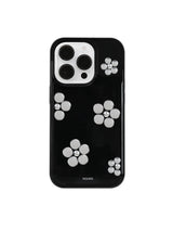 フラワー スタッド ケース (black)
