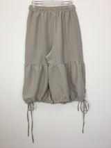 Shirring harem pants 