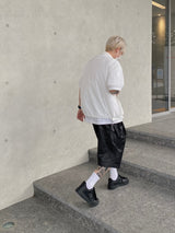 Nylon Pintuck Half Pants 2C