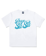 PagesiisiiスタープリンティングショートスリーブTシャツ ホワイト