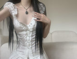Keira corset lace blouse