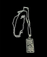 花 Silver lotus necklace