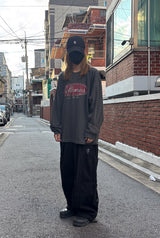 トーンズウォッシュドロングスリーブTシャツ