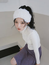 ファーアンゴラヘアバンド