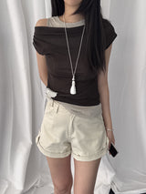 Kelsey Two-Way Off-Shoulder T-Shirt