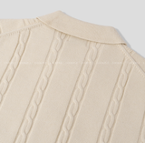 all-day cloth knit collar cardigan
