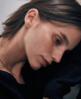 [925 silver] Deux.silver.186 / ruban earring (gold)