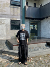 ポスター半染め半袖Tシャツ2C