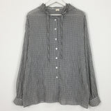 Cool Frill Hoodie Check Shirt (2color)