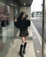 ウールプリーツスカート