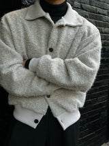 INF High-neck cardigan