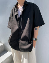 WIT LOOSE HALF SHIRT