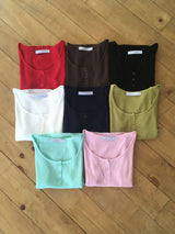 Yuel Ribbed Short Sleeve T-Shirt