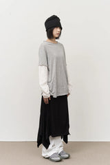 (W)ページワンピーススカート