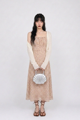BLOOMING GARDEN CHIFFON DRESS