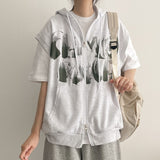 Woody Hooded Vest Zip-Up (4 colors)