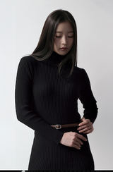 ソフィーシンプルラウンドレザーベルト – 6 Colors