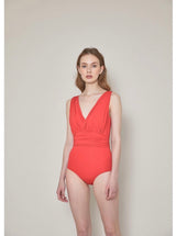Silhouette Swimsuit Red