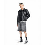Men's Crop Long Sleeve T-Shirt Black