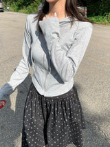Ray Slim Hoodie Zip-up (12c)