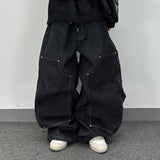 double-knee big denim carpenter pants