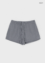 [MADE] Pinky Check Banding Shorts