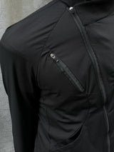 ZED DIAGONAL HIGH-NECK SLIM ZIP-UP