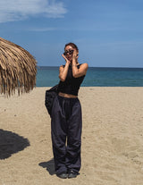 [U-BASIC] All-Day Parachute Nylon Pants