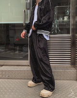 メルツベルベットピンタックワイドバンディングパンツ